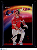 2025 Topps Finest Mike Trout Creators Red Refractor 2/5