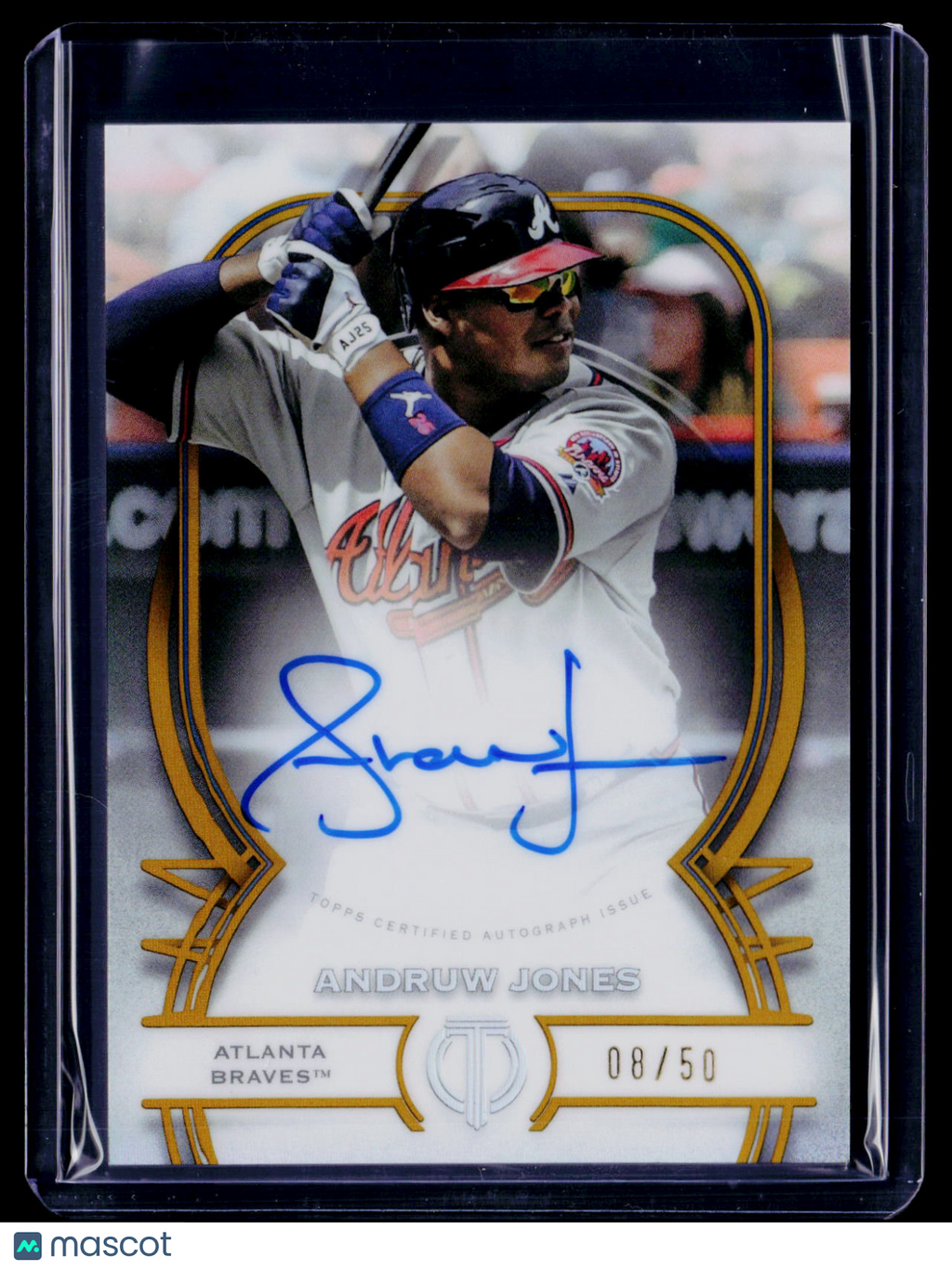 2026 Topps Tribute Andruw Jones Gold Auto 8/50