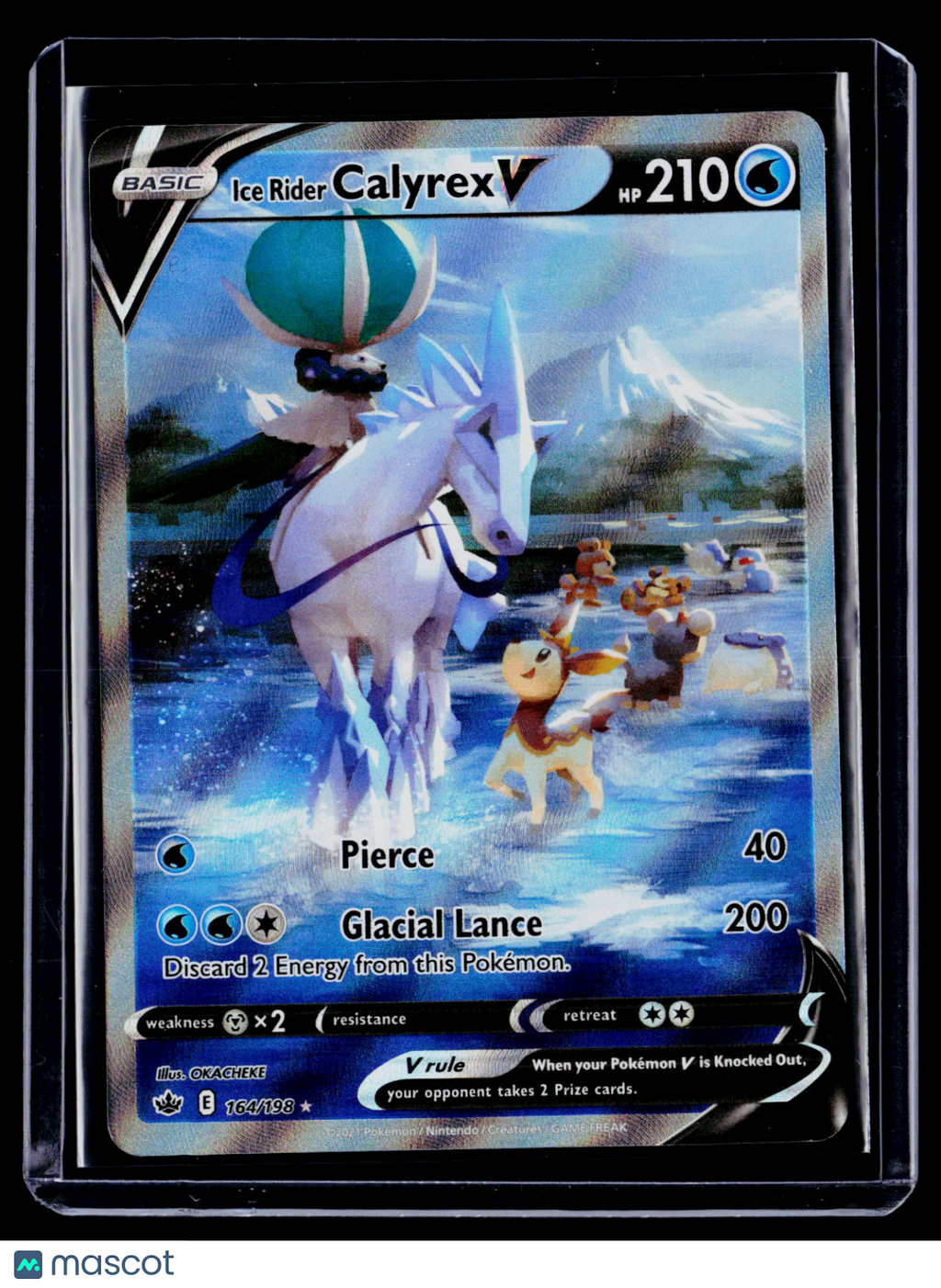 Pokemon Ice Rider Calyrex V 164 198