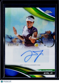 2025 Topps Chrome Tennis Alexandra Eala Auto Blue 032/150
