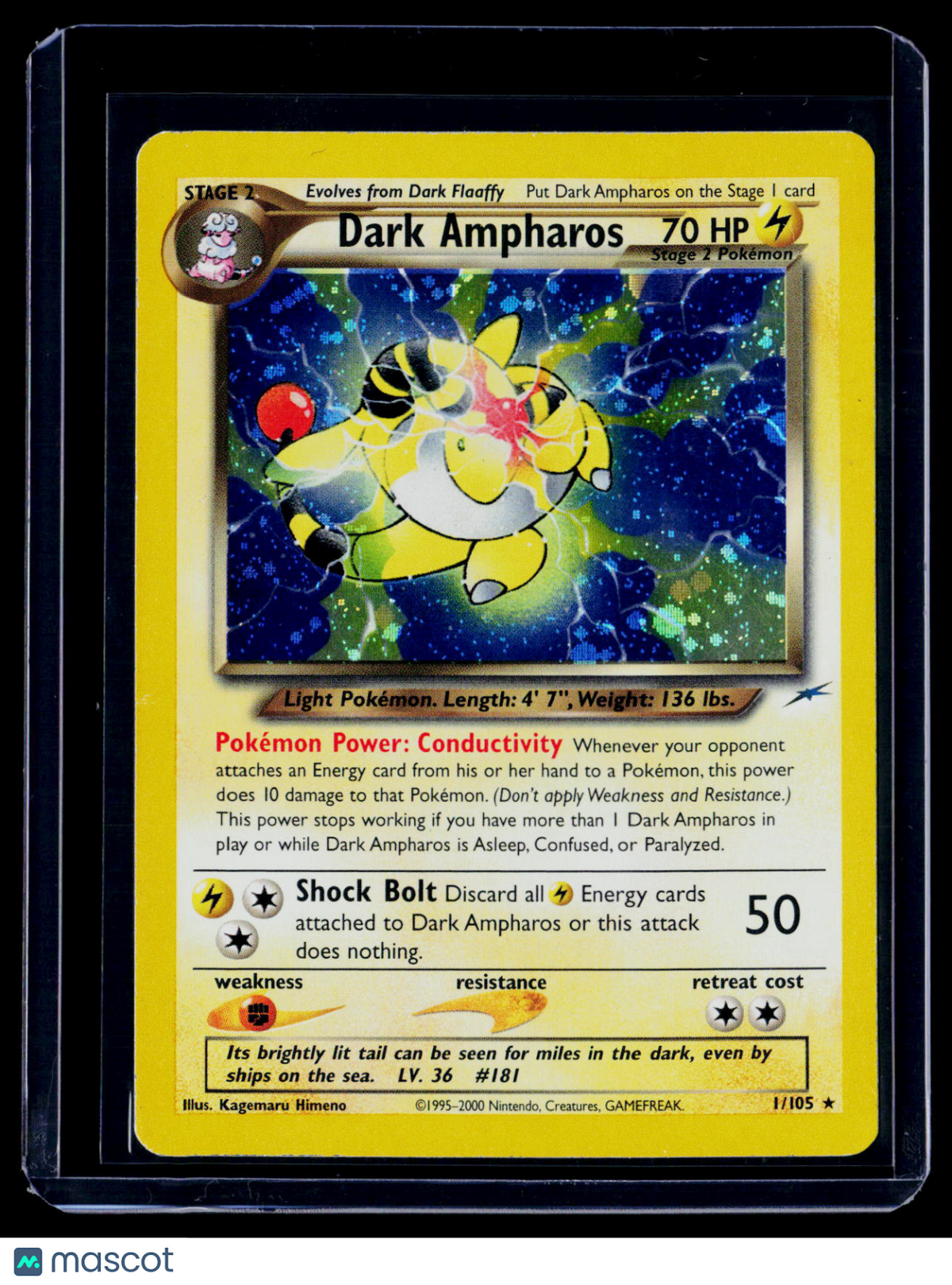 Pokemon Dark Ampharos 1 105