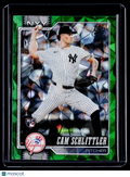 2025 Topps Series 1 Cam Schlittler Rookie Green Diamante 5/99 RC