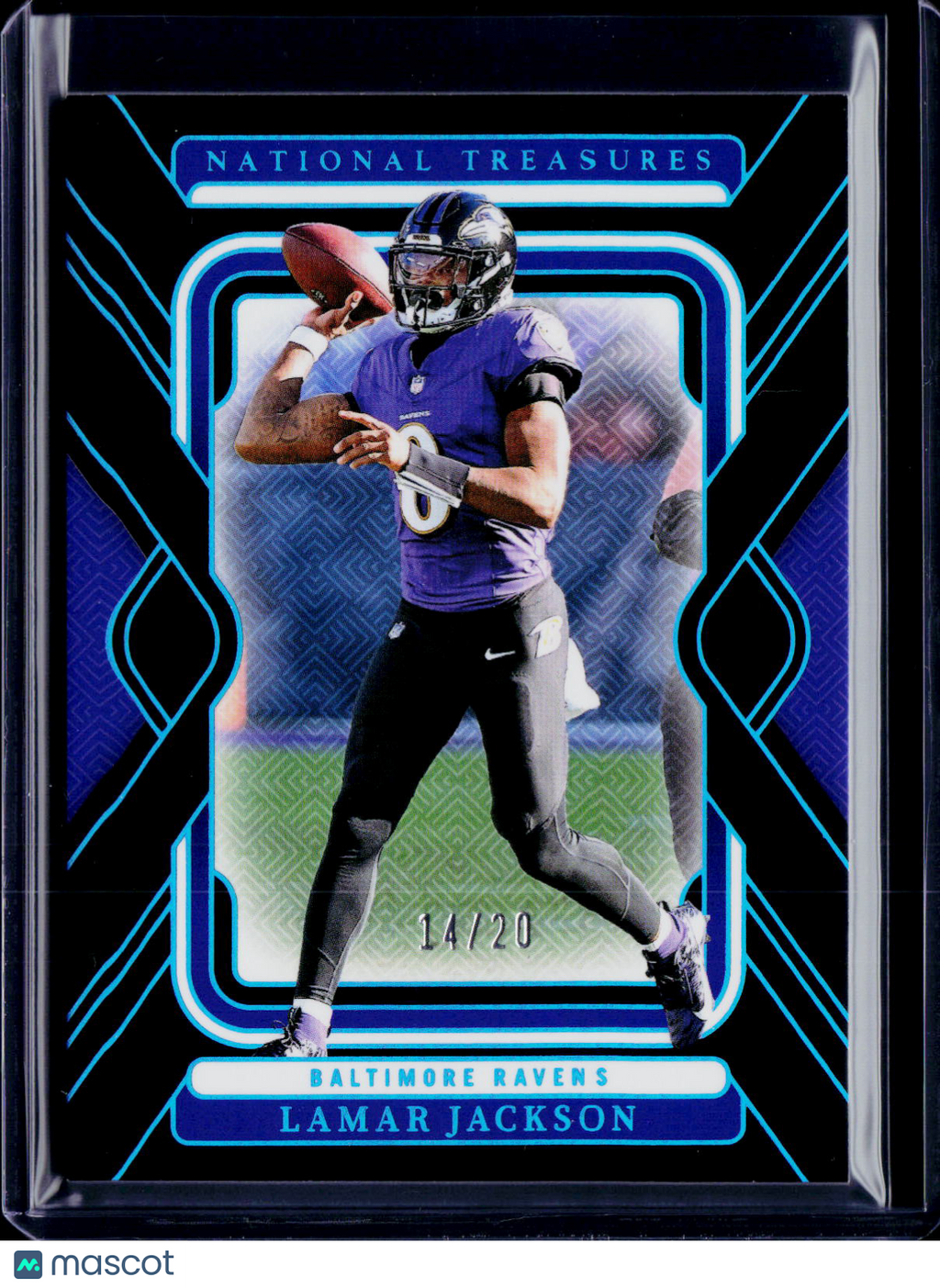 2024 National Treasures Lamar Jackson Midnight /20
