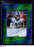 2023 Contenders Optic Jahmyr Gibbs Rookie Of The Year Auto Green Pulsar 30/30