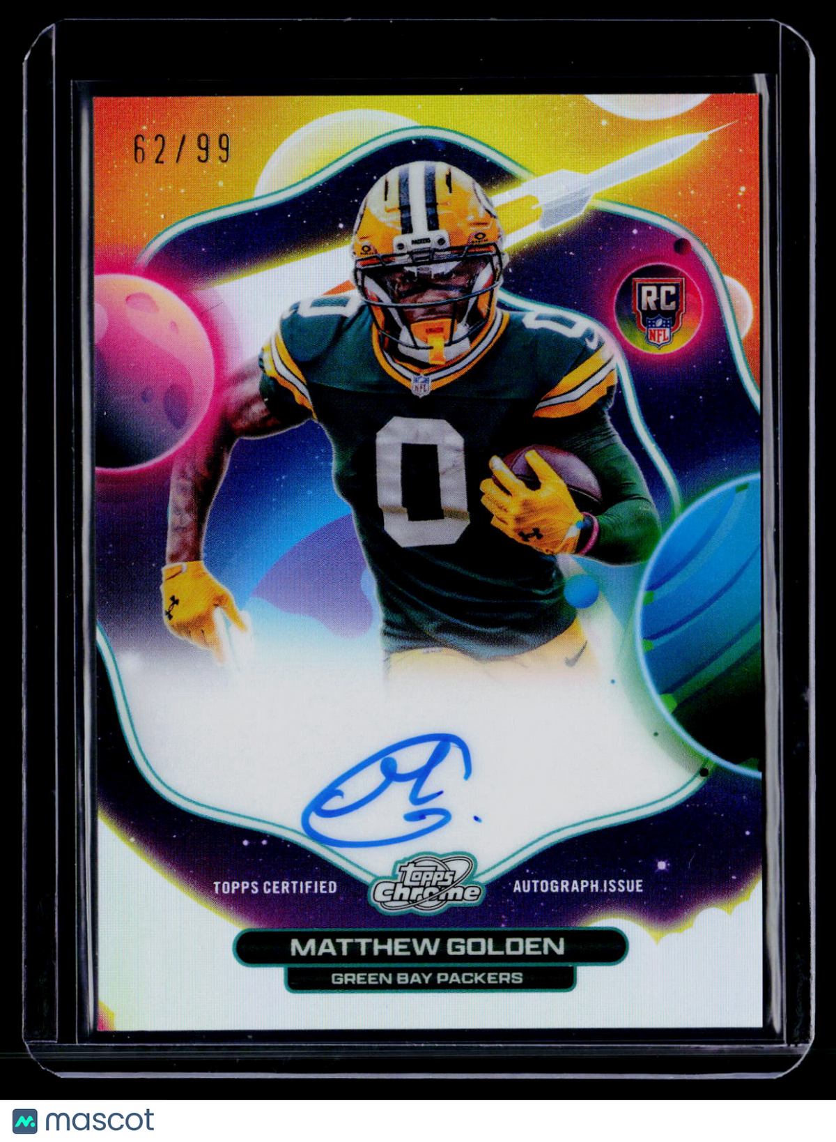 2025 Topps Resurgence Matthew Golden First Flight Rookie Auto 62/99 RC
