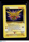 Pokemon Zapdos Base Set