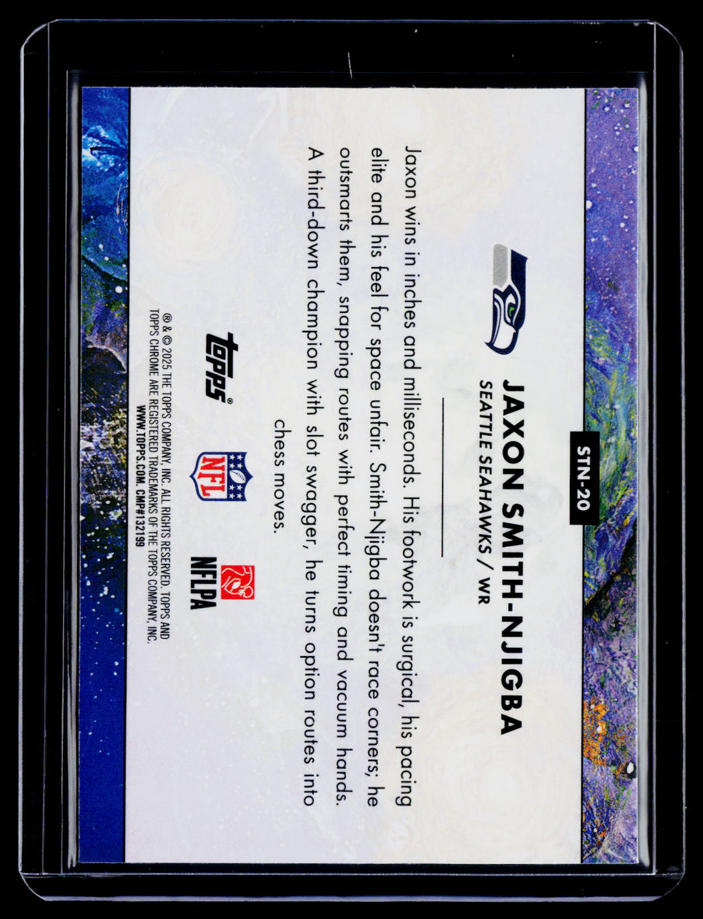 2025 Topps Chrome Cosmic Jaxon Smith-Njigba Stars in the Night