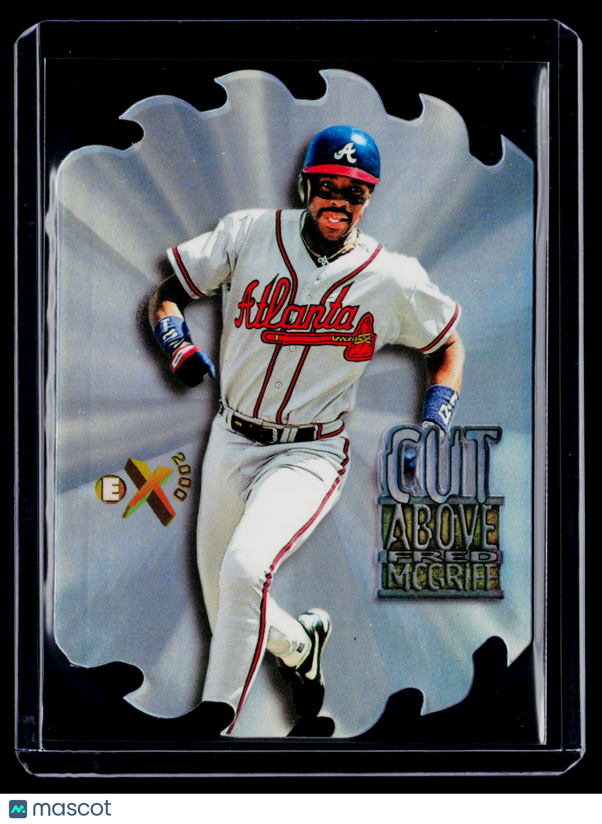 1997Skybox E-X2000 Fred McGriff A Cut Above Die Cut