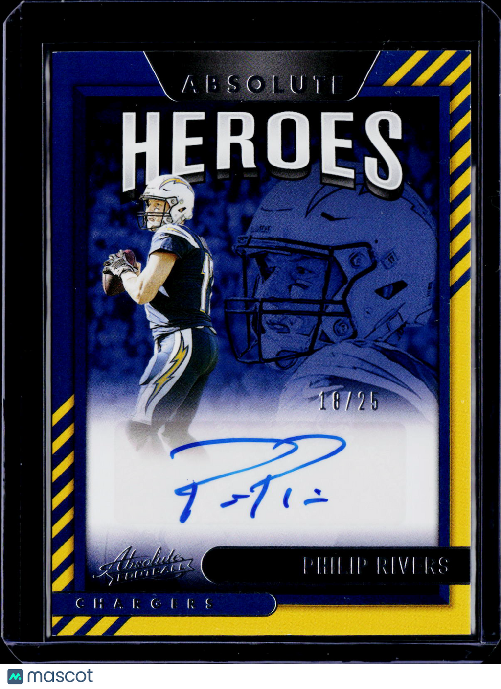 2021 Panini Absolute Philip Rivers Absolute Heroes Auto 18/25