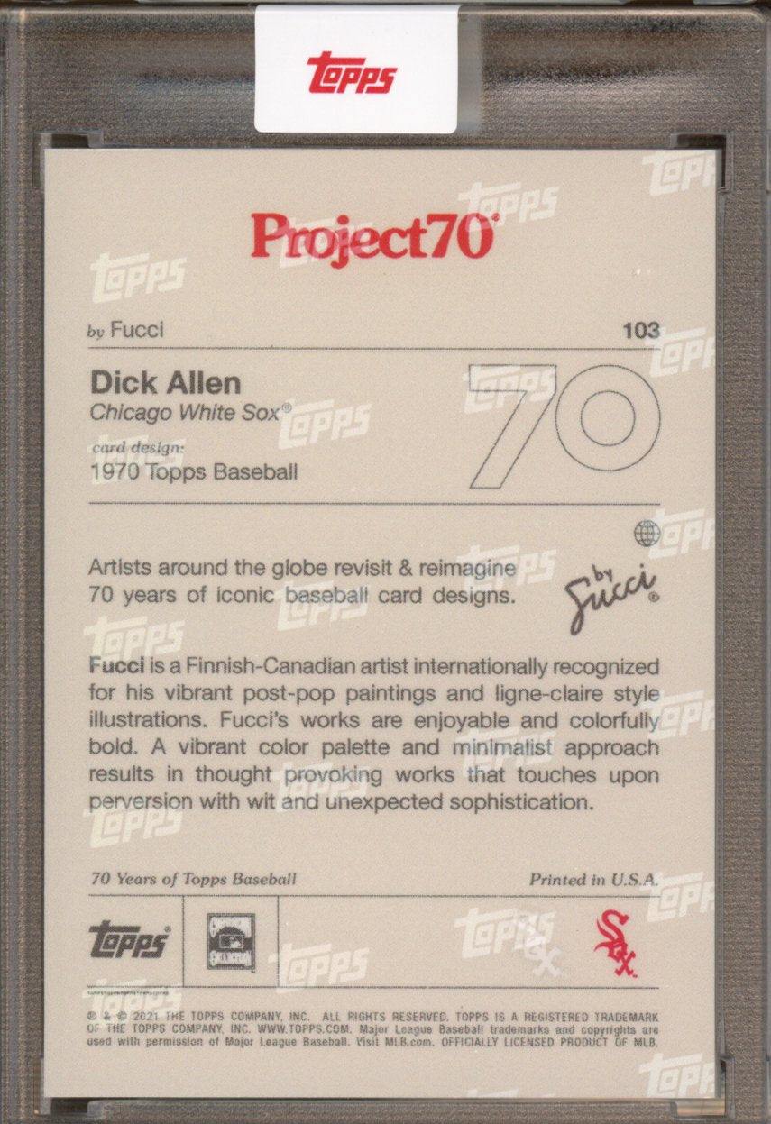 2021 Topps Project 70 Dick Allen Fucci 103