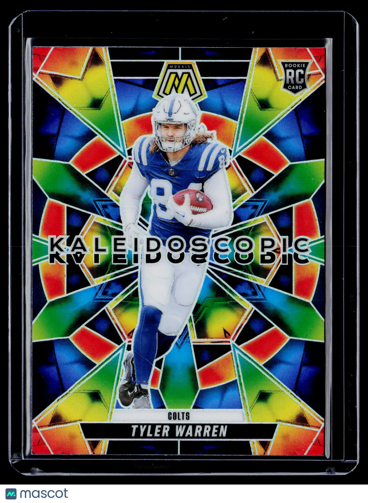 2025 Mosaic Tyler Warren Rookie Kaleidoscopic Case Hit RC