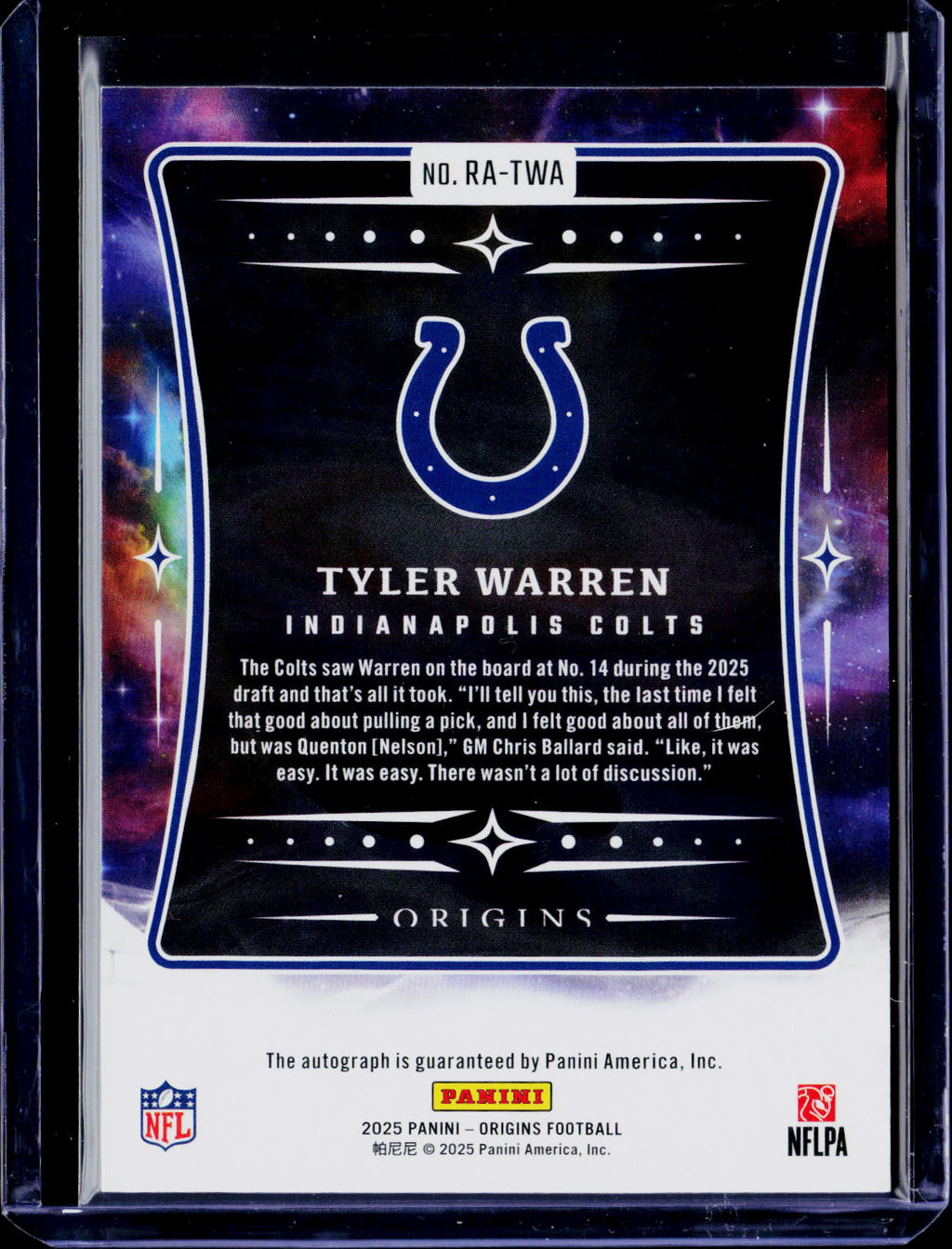 2025 Origins Tyler Warren Auto RC