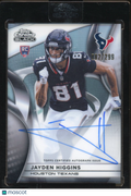 2025 Topps Chrome Black Jayden Higgins Rookie Refractor Auto 82/299 RC
