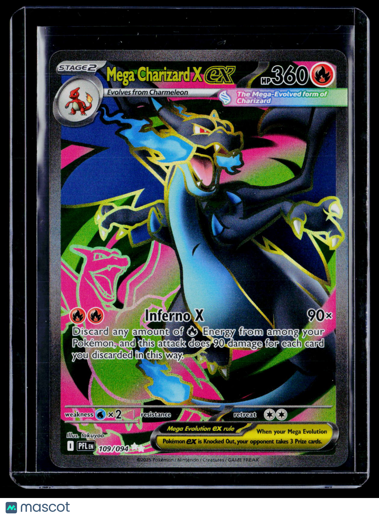 Pokemon Mega Charizard X EX 109 094