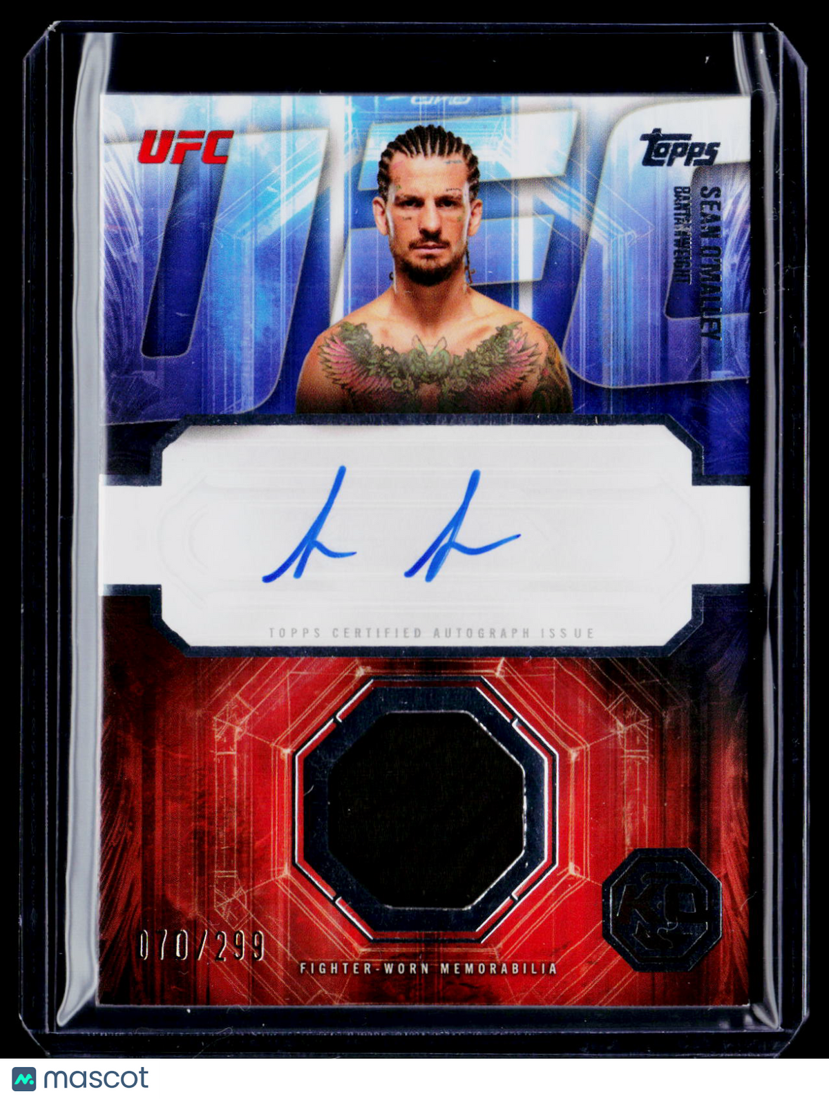 2026 Topps Knockout UFC Sean O'Malley Patch Auto 70/299