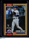 2026 Topps Update Carson Benge Rookie Gold Sand Glitter 2/50 RC