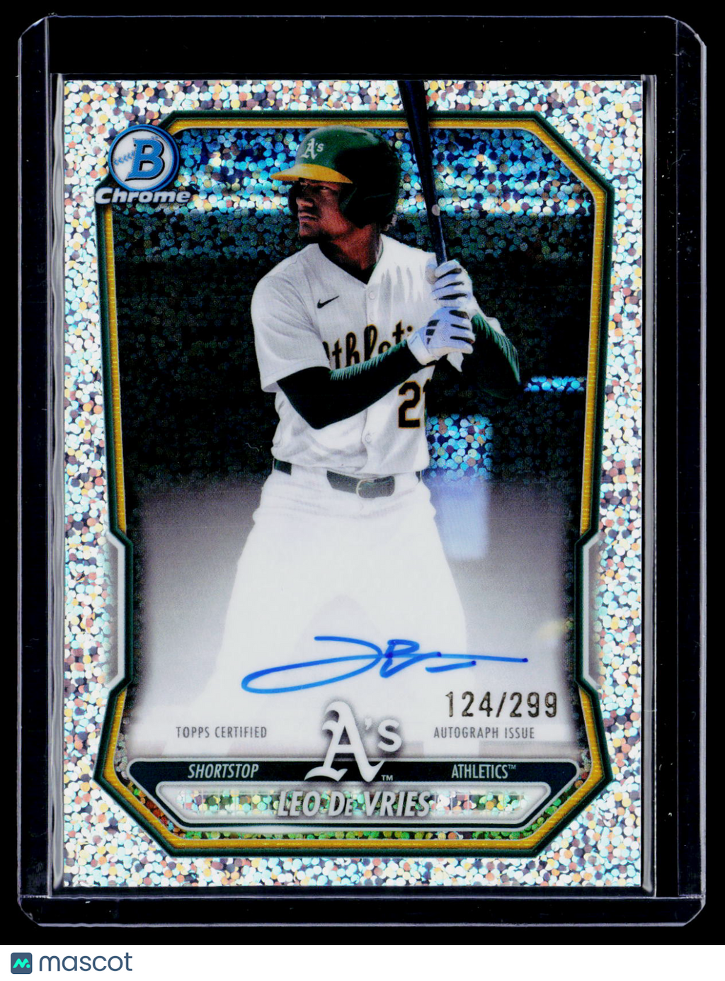 2026 Bowman Leo De Vries Speckle Auto 124/299