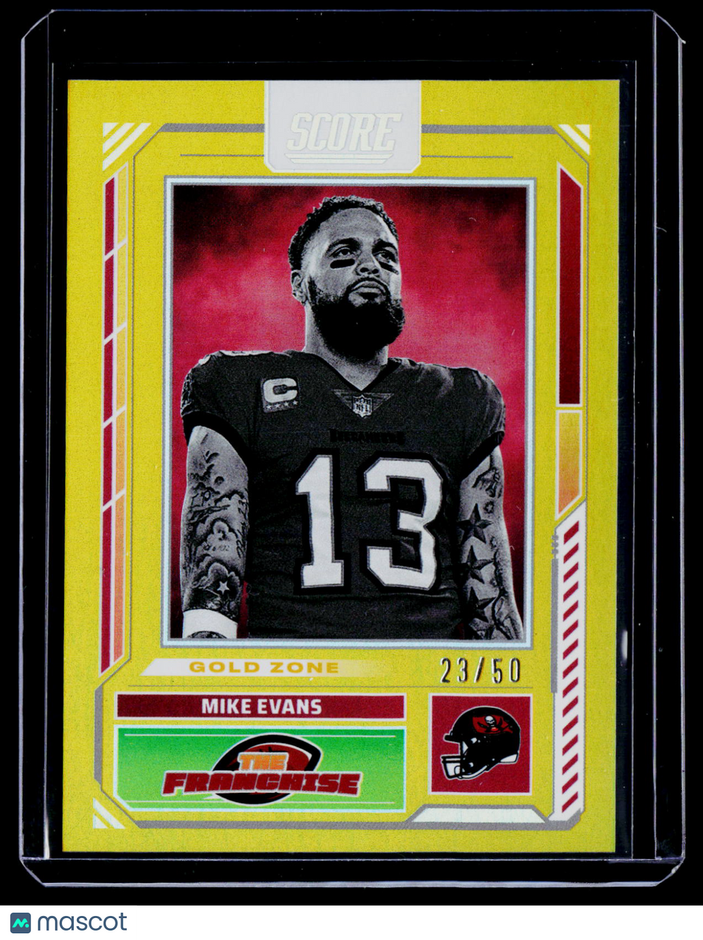 2025 Score Mike Evans Gold Zone 23/50