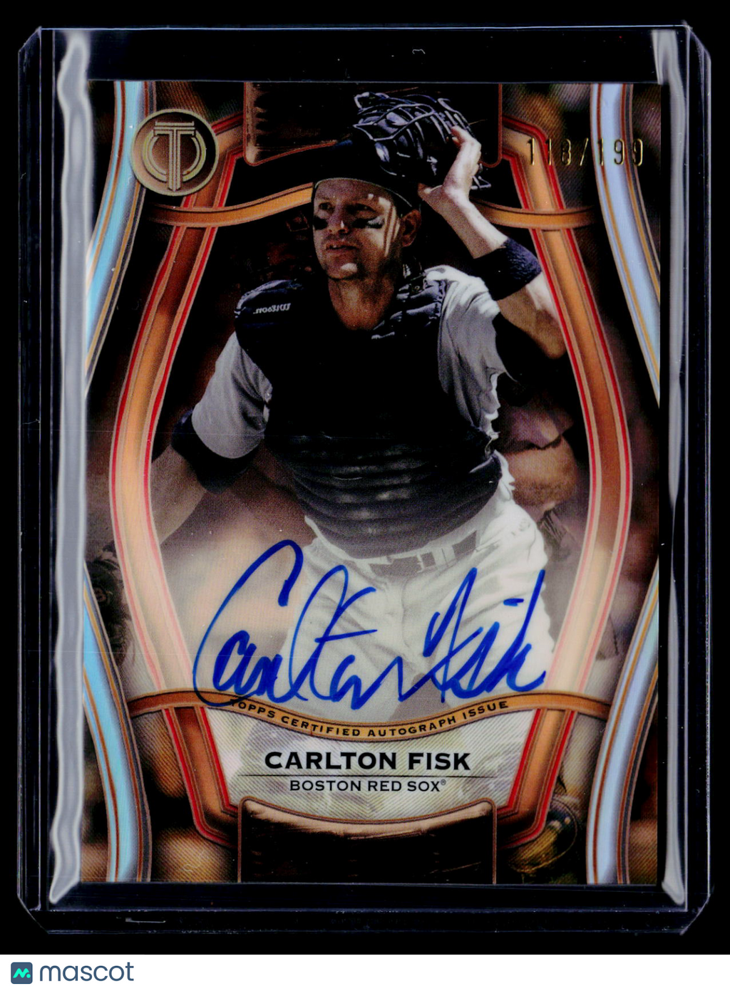 2025 Topps Tribute Carlton Fisk Auto 118/199