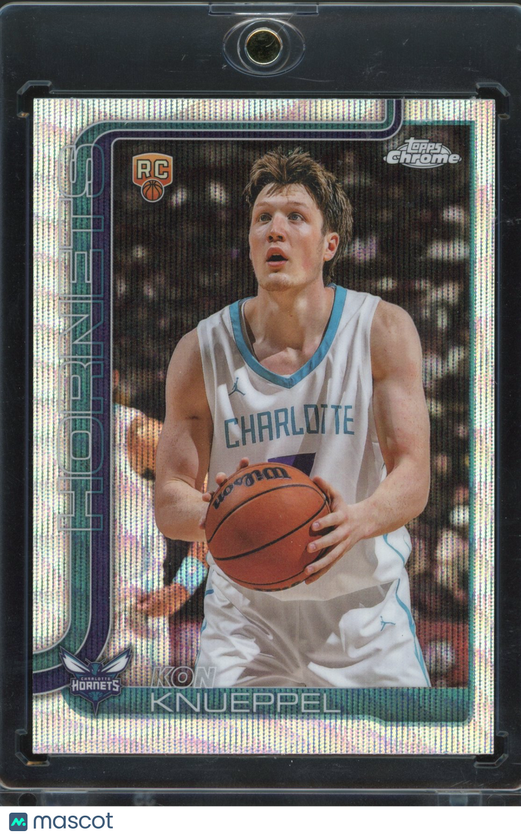 2025 Topps Chrome Kon Knueppel Wave Refractor RC
