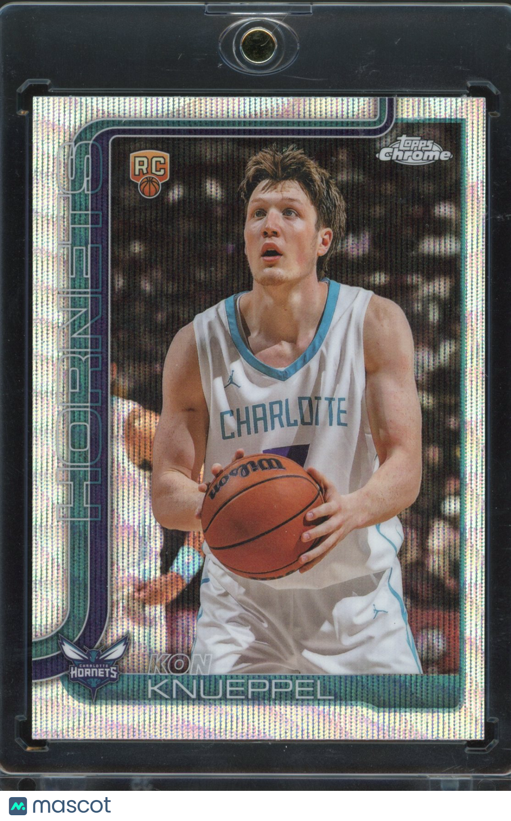 2025 Topps Chrome Kon Knueppel Wave Refractor RC