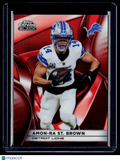 2025 Topps Chrome Black Amon-Ra St. Brown Orange 18/25