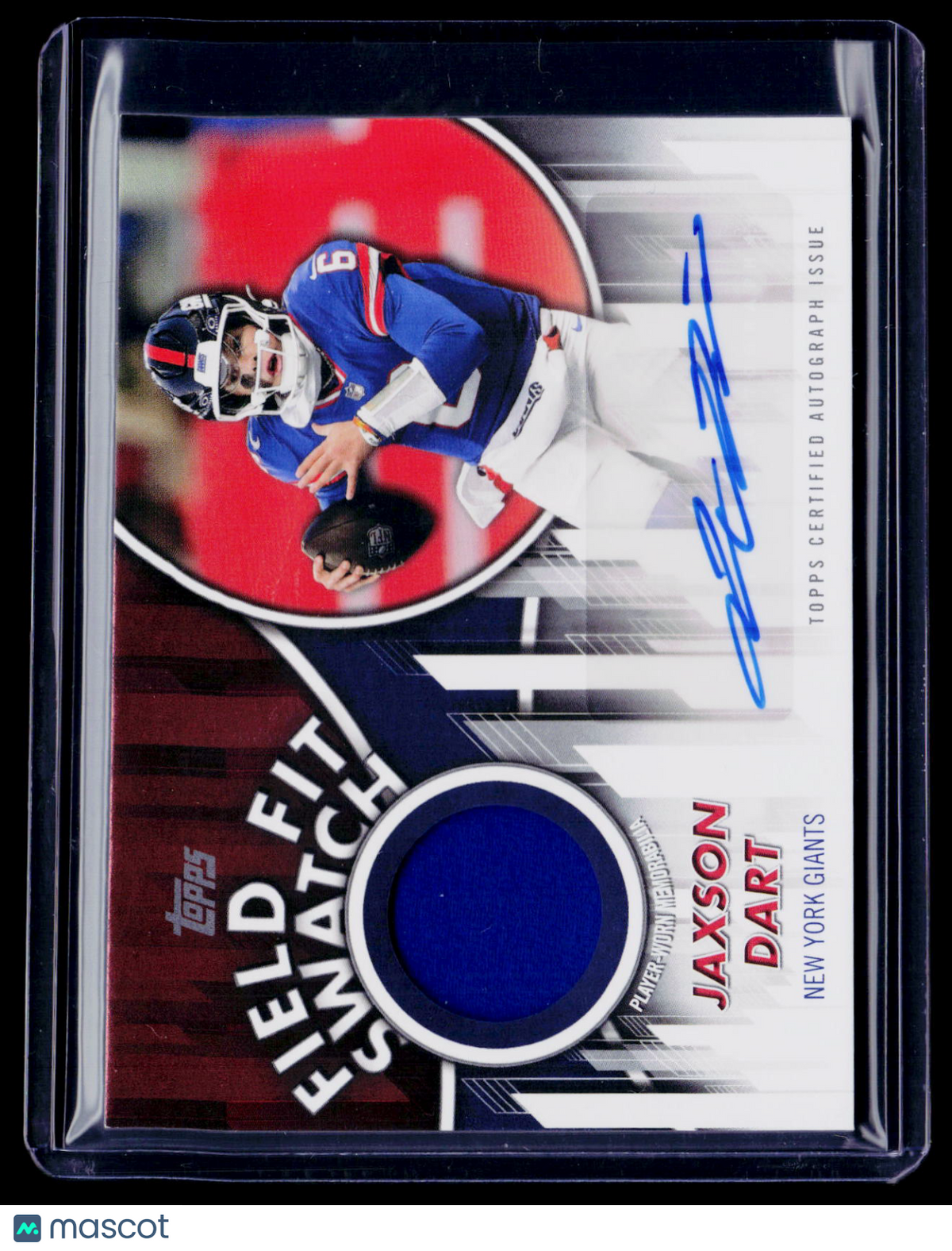 2026 Topps Flagship Jaxson Dart Patch Auto 24/99