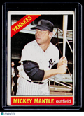 1966 Topps Mickey Mantle 50 Poor Condition