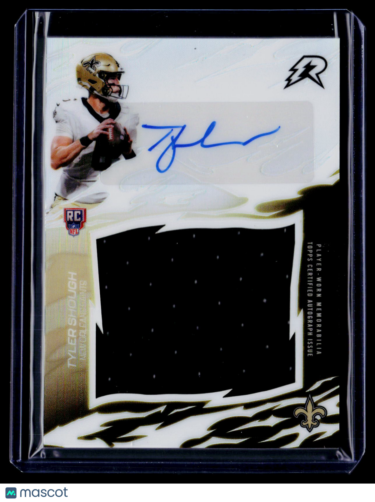 2025 Topps Resurgence Tyler Shough Rookie Patch Auto RPA RC