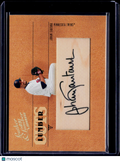 2005 Lether & Lumber Donruss Johan Santana Lumber Cuts Auto 1/6