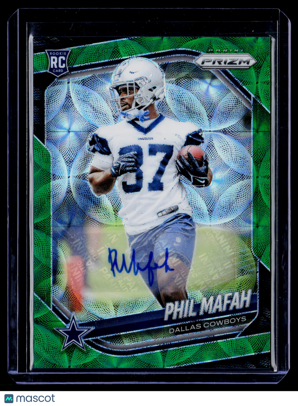 2025 Prizm Phil Mafah Rookie Green Scope Auto 21/75 RC
