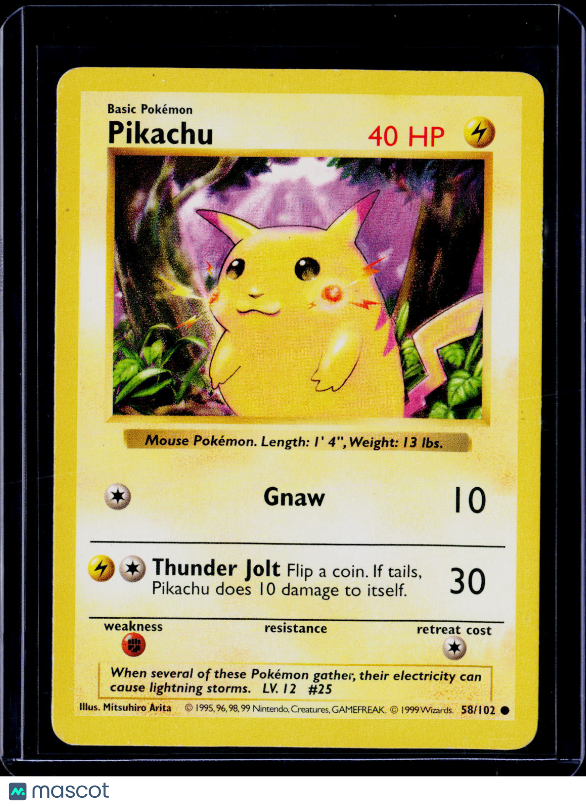 Pokemon Red Cheek Pikachu 58 102