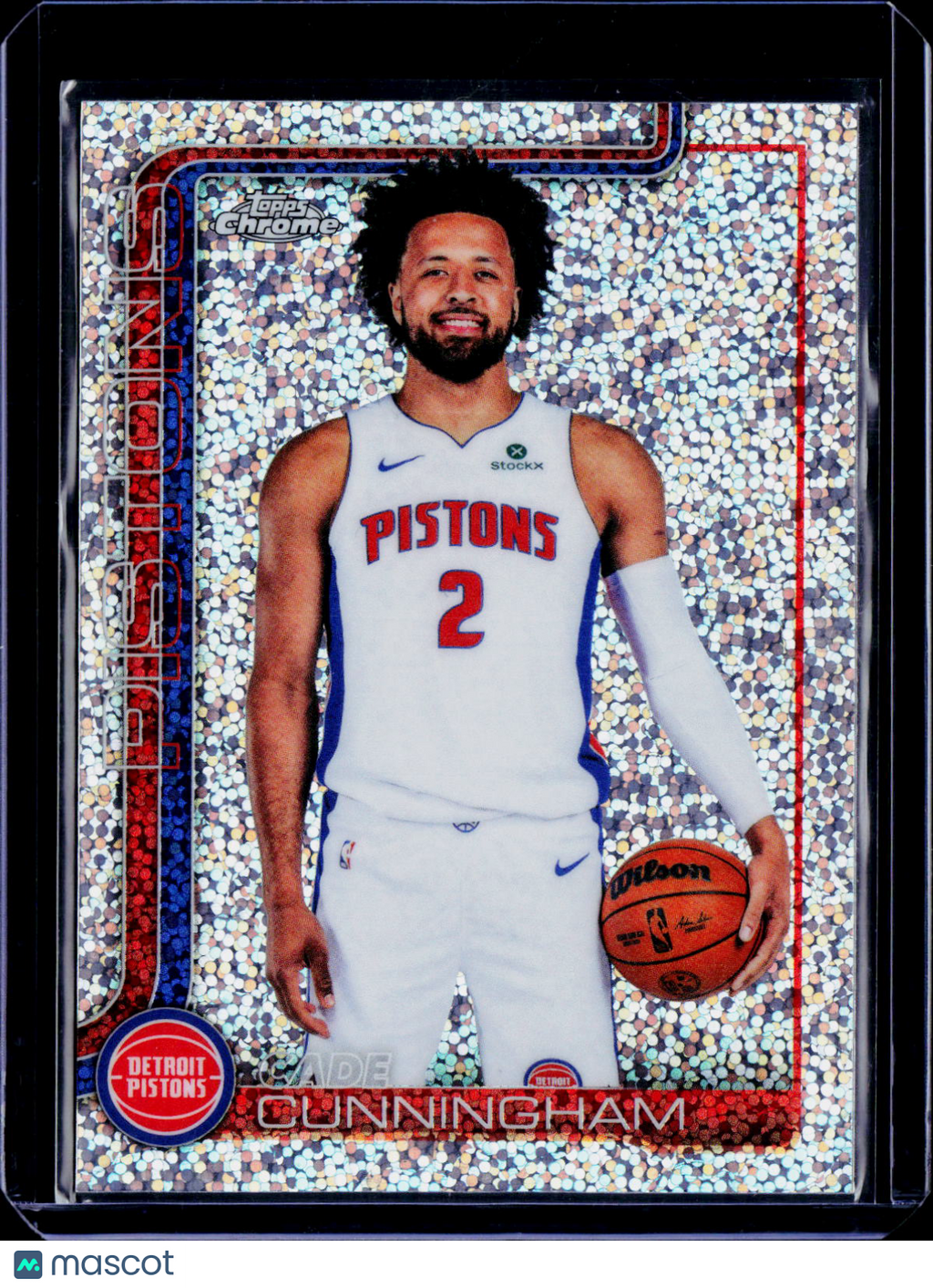 2025-26 Topps Chrome Update Cade Cunningham Image Variation Speckle