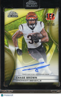 2025 Topps Chrome Black Chase Brown Gold Mini Diamond Auto 30/50