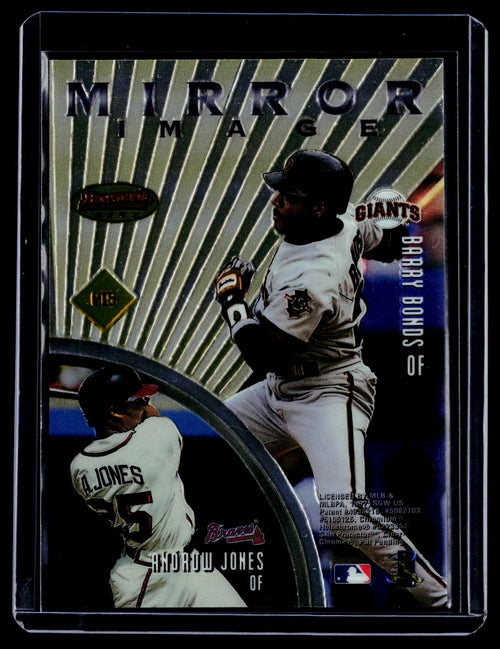 1997 Bowman's Best Ken Griffey Jr. / Barry Bonds Mirror Image MI5