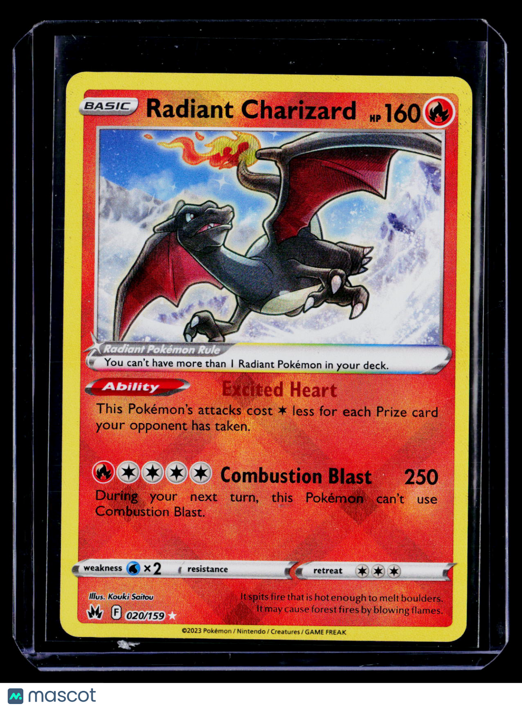 Pokemon Radiant Charizard 20 159