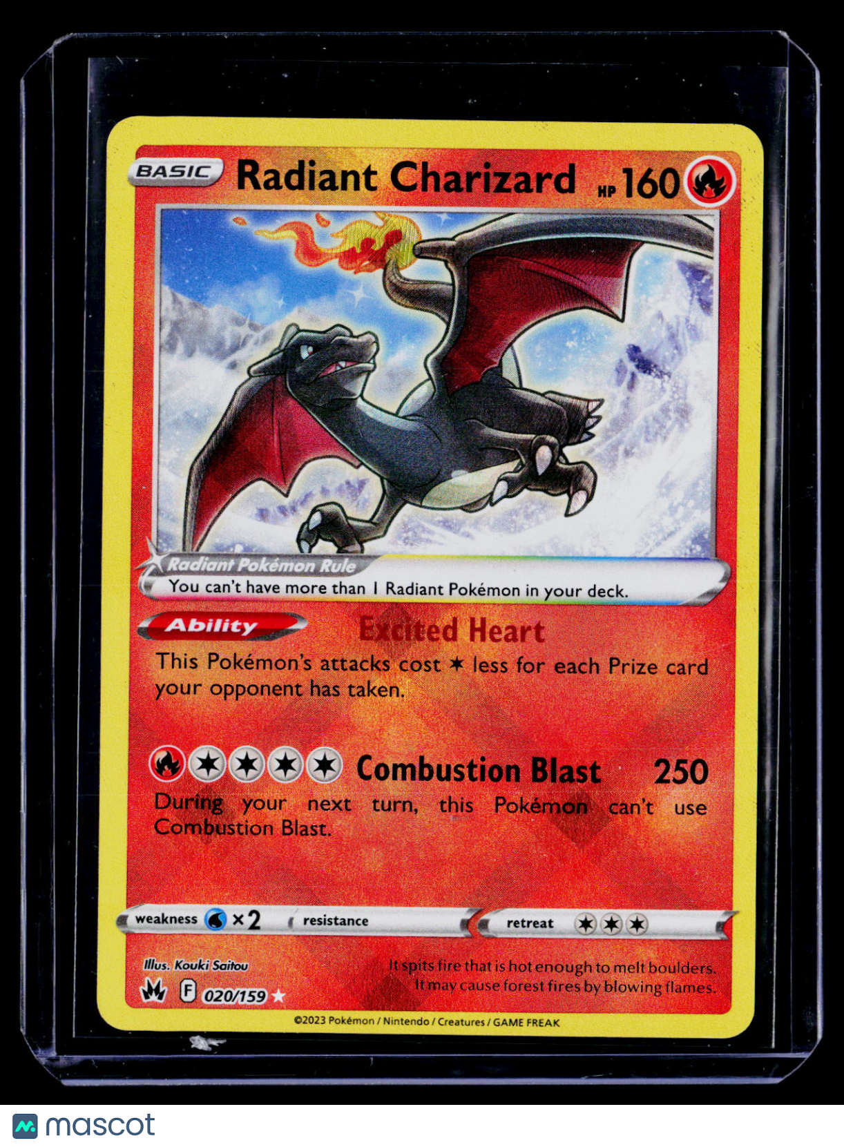 Pokemon Radiant Charizard 20 159
