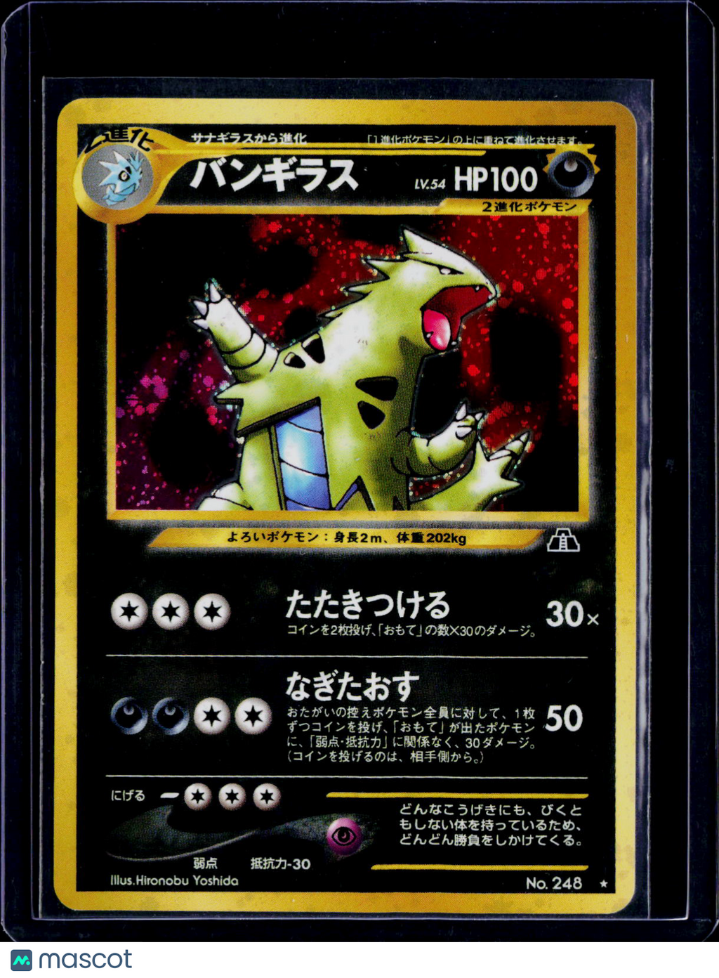 Tyranitar Crossing the Ruins Holo Japanese