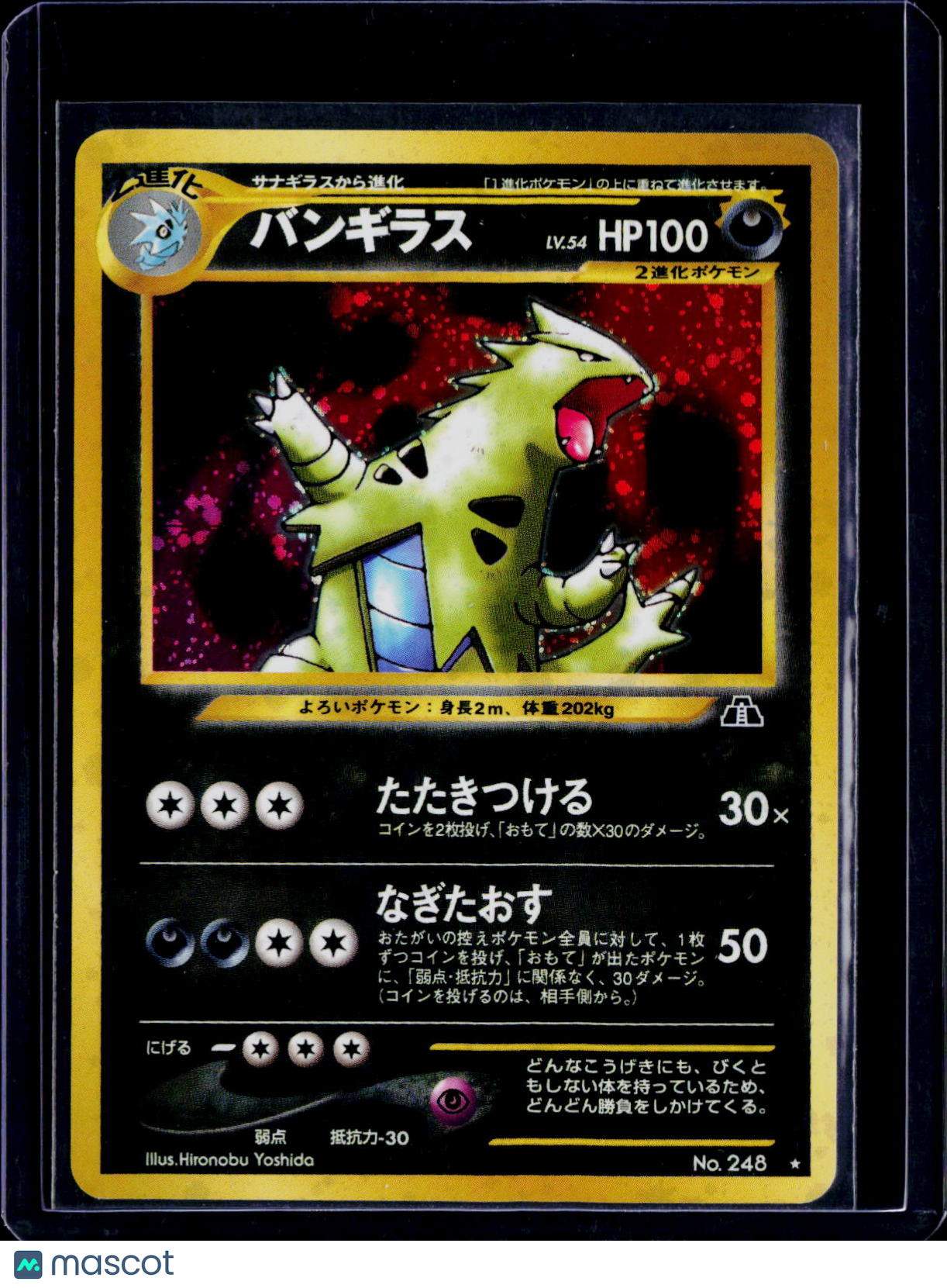 Tyranitar Crossing the Ruins Holo Japanese