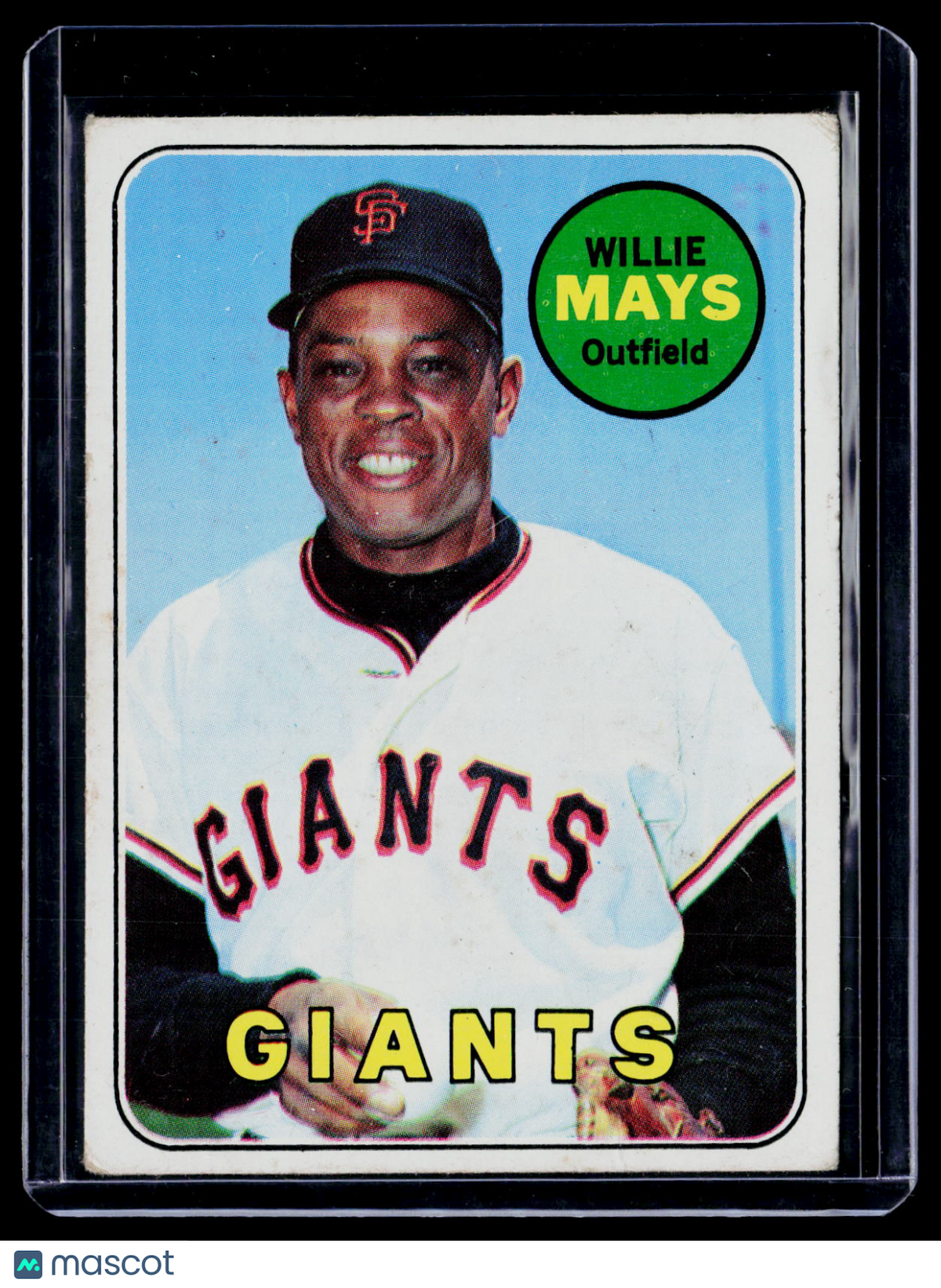 1969 Topps Willie Mays 190 Poor Condition
