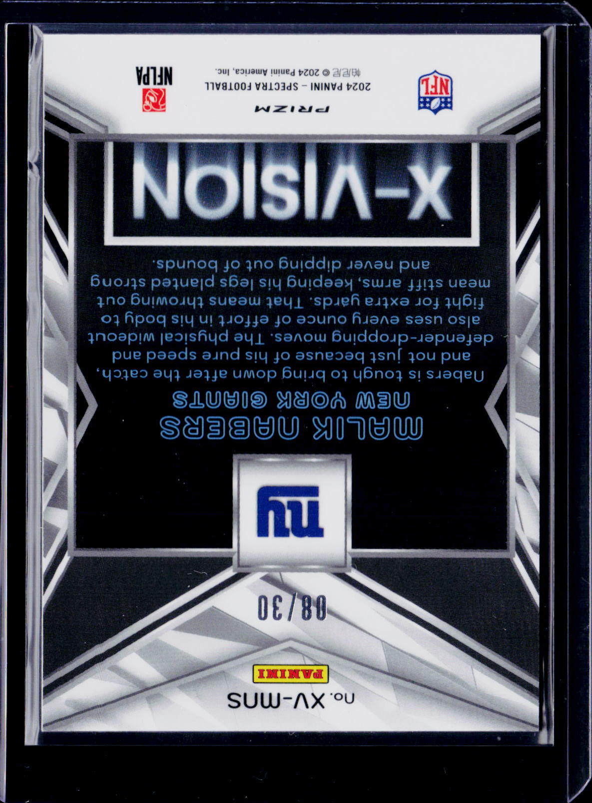 2024 Spectra Malik Nabers X-Vision 08/30 RC