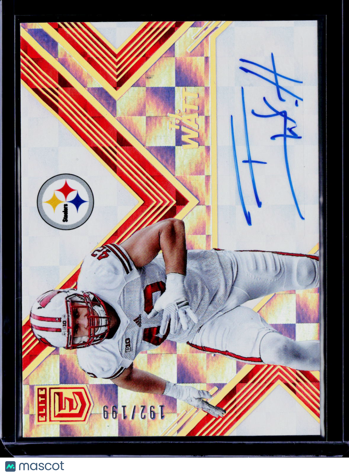 2017 Panini Donruss Elite TJ Watt Rookie Auto 192/199 RC