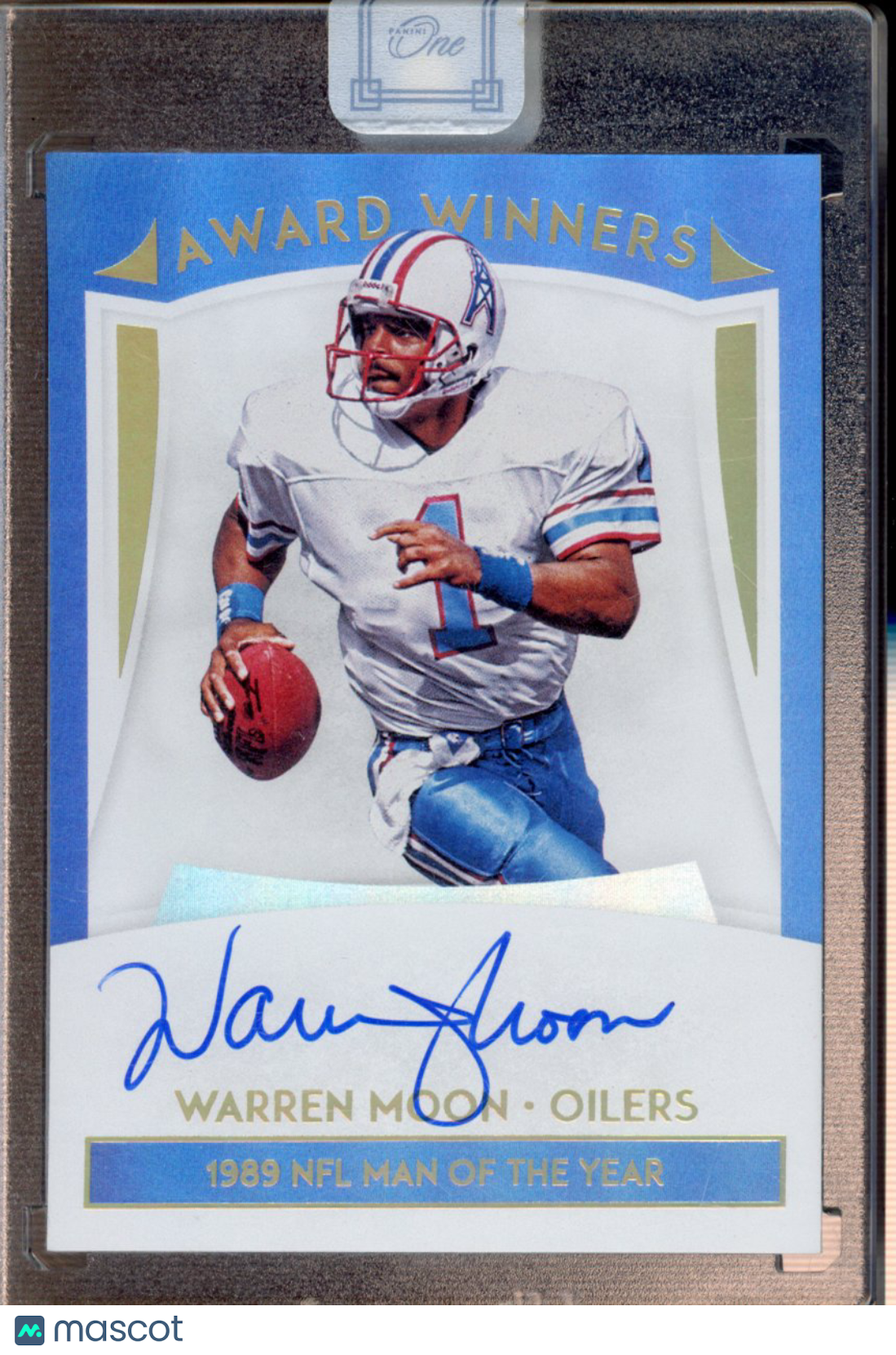 2020 Panini One Warren Moon Award Winners Auto