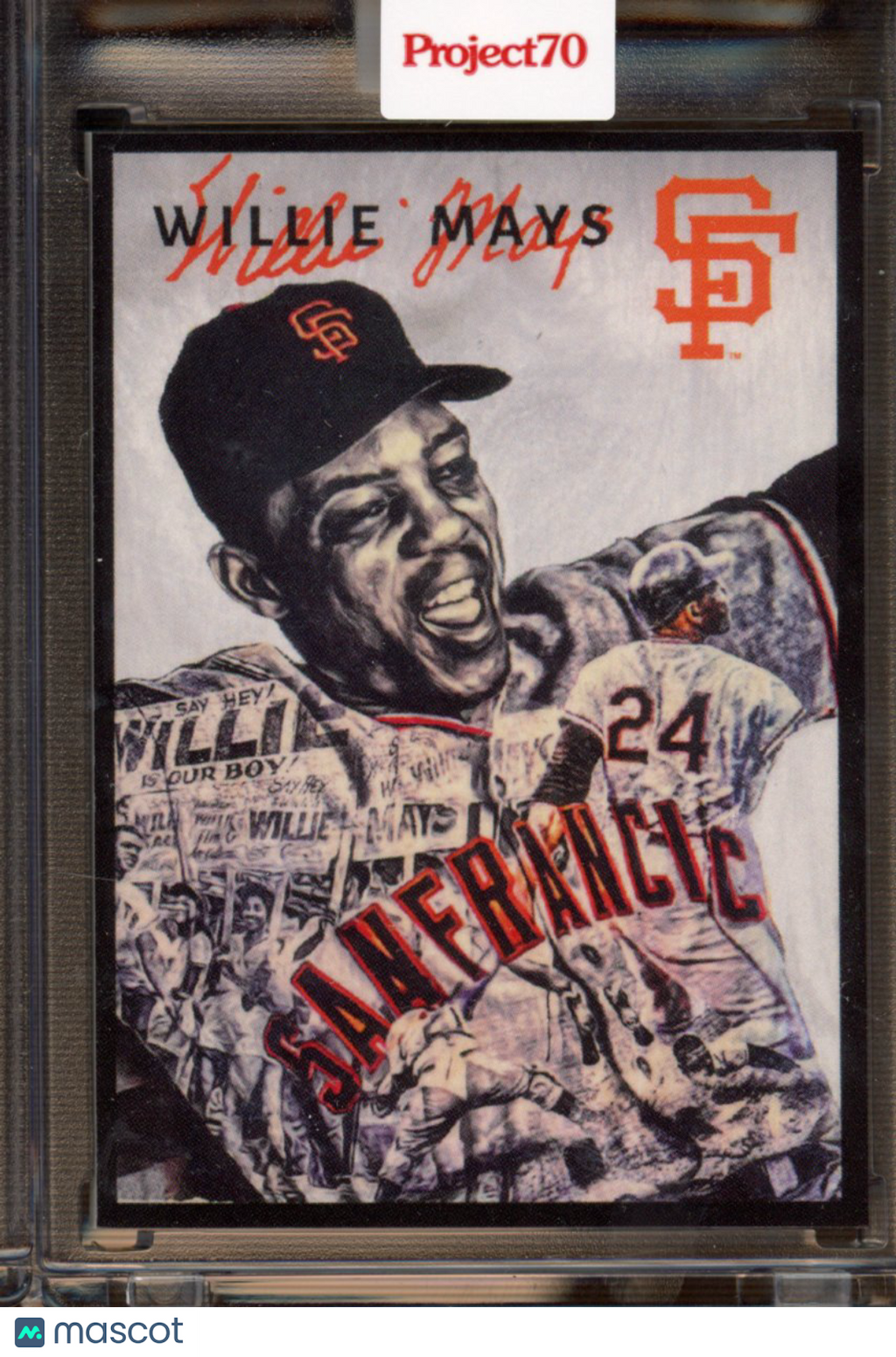 2021 Topps Project 70 Willie Mays Lauren Taylor 741