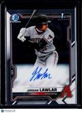 2021 Bowman Jordan Lawlar First Bowman Auto