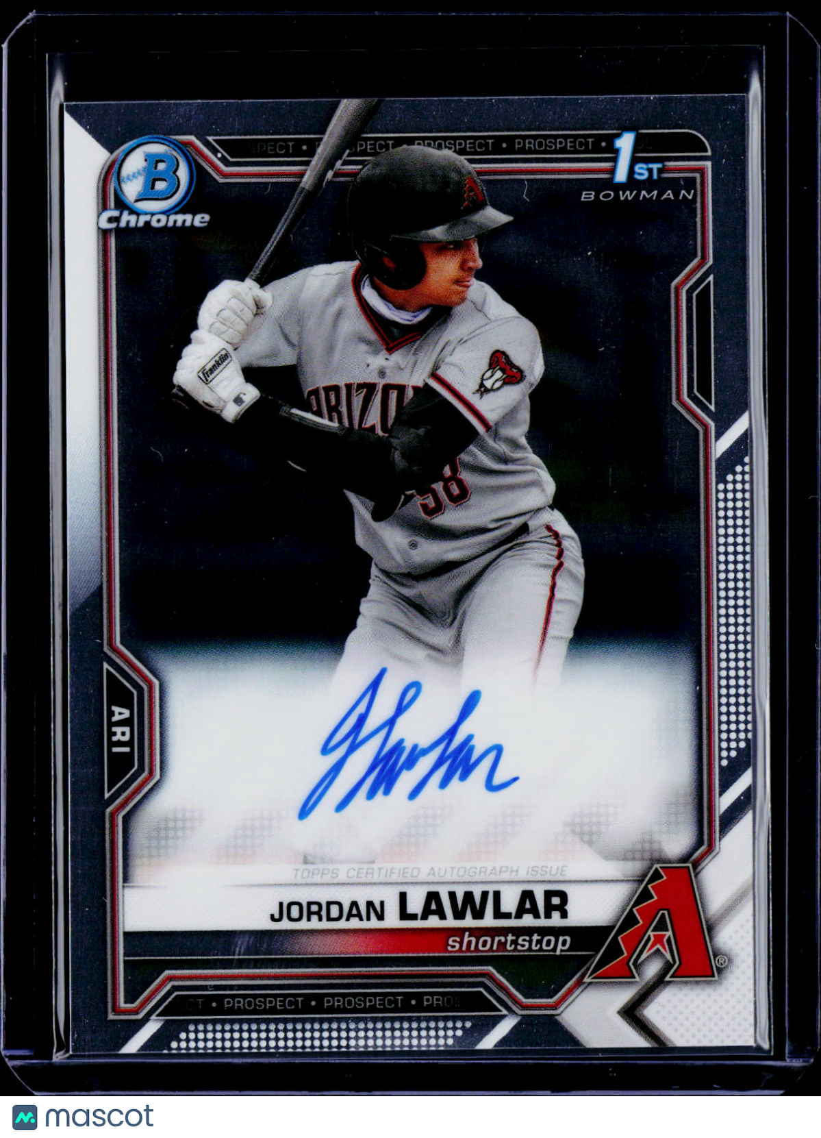 2021 Bowman Jordan Lawlar First Bowman Auto