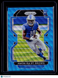 2021 Prizm Amon-Ra St. Brown Rookie Blue Wave 130/199 RC