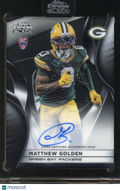 2025 Topps Chrome Black Matthew Golden Rookie Auto RC