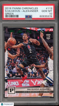 2018 Chronicles Shai Gilgeous-Alexander Green PSA 10