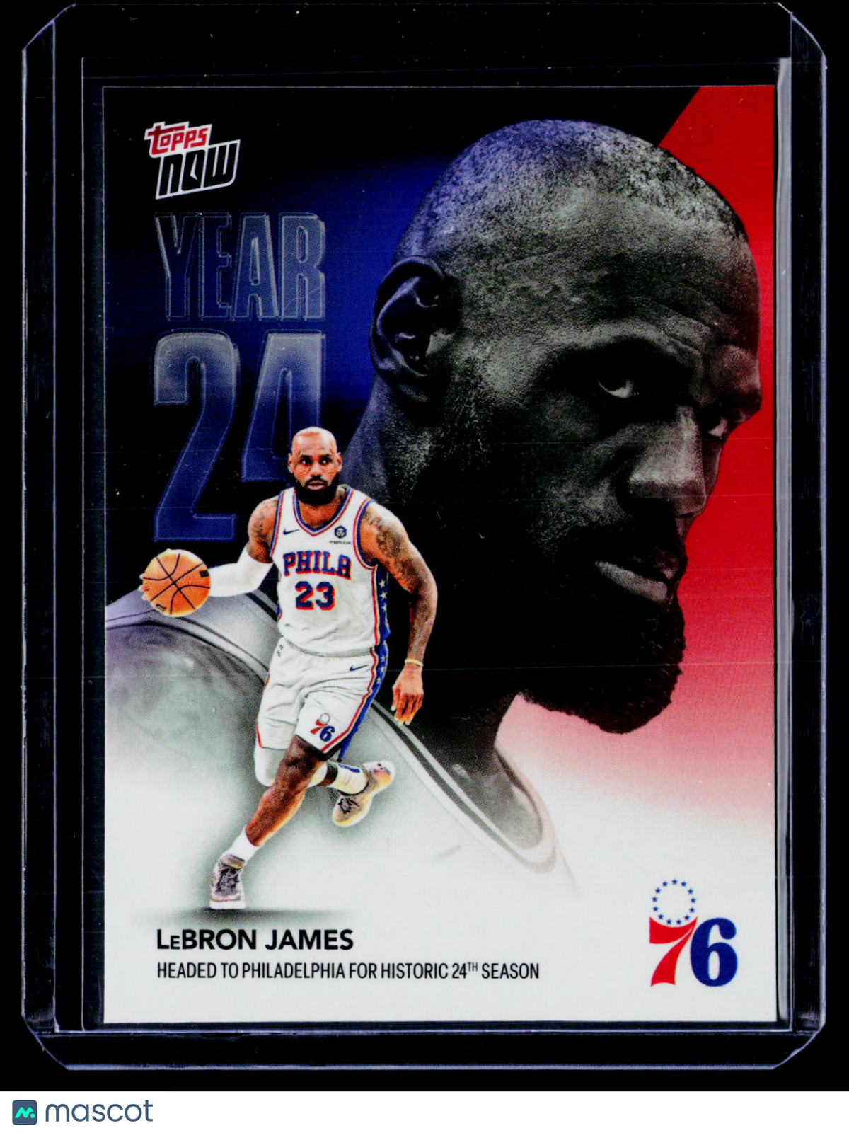 2026 Topps Now LeBron James Year 24 Philadelphia 76ers 053